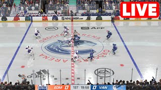 NHL LIVE🔴 Edmonton Oilers vs Vancouver Canucks  Game 7  20th May 2024  NHL Full Match  NHL 24 [upl. by Arzed811]