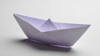 How To Fold A Paper Boat Full HD [upl. by Sioled]