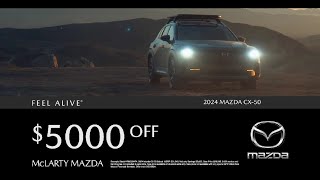 📢 Breaking News  Up to 5000 off on ALL 2024 Mazda CX50s [upl. by Milurd]