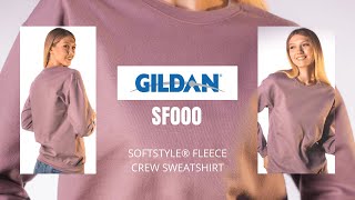 Gildan SF000 Softstyle® Fleece Crew Sweatshirt  BlankClothingca [upl. by Lesirg35]