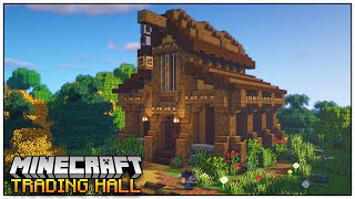 Simple and Easy Villager Trading Hall for Minecraft 116 How to Build [upl. by Erle171]