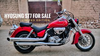 HYOSUNG ST7 for sale best condition  contact number 9799995552  model 2015 km 3361 [upl. by Onahpets]