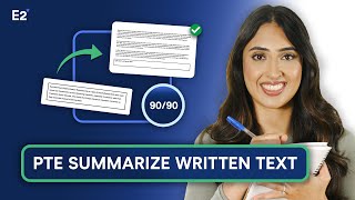 PTE Summarize Written Text 9090  PTE Writing Tips Tricks and Templates [upl. by Charis463]