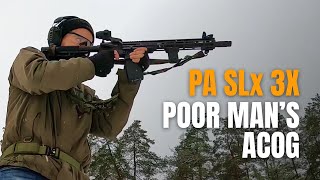 PRIMARY ARMS SLx 3x Microprism  Poor Mans ACOG  Zeroing amp First Impression [upl. by Gunar]