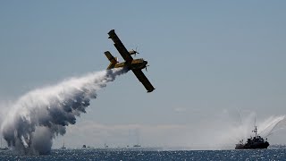 Canadair CL415 Water Bomber Demo  Canadian International Airshow Toronto 2024 [upl. by Eelyah132]