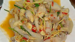 របៀបធ្វើជ្រក់ជើងមាន់ How to make chicken feet pickles [upl. by Adien]