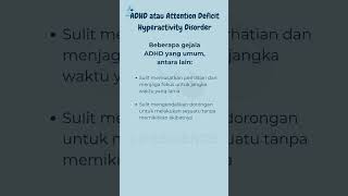 Apa itu ADHD [upl. by Bindman]