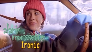 4K Alanis Morissette  Ironic Music Video [upl. by Ycniuq]