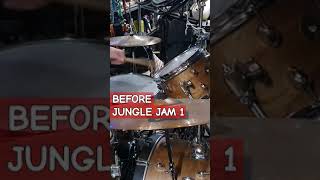 BEFORE JUNGLE JAM 1drums shorts drummer tamadrums inspiration drumsolo jam subscribe jam [upl. by Keithley]