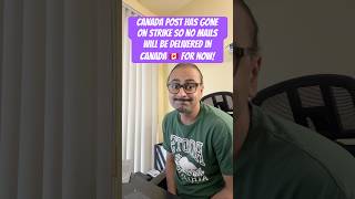 Canada Post has gone on strike so expect massive mail delivery 📦 delays in Canadayoutubeshorts [upl. by Matt456]