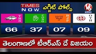 Telangana Exit Polls 2018 TRS To Win In Assembly Elections  V6 News [upl. by Shult]