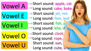 VOWELS amp CONSONANTS  Whats the difference  Learn with examples [upl. by Innavoij275]