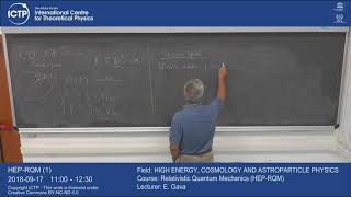 Relativistic Quantum Mechanics HEPRQM 1 of 15 [upl. by Arodoet849]