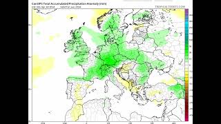 Pogoda długoterminowa na lato 2024 r i prognoza anomalii opadów z Cansips [upl. by Aicilav71]