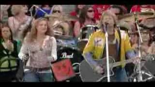 Bon Jovi amp Sugarland  Who says you cant go home live [upl. by Caralie3]