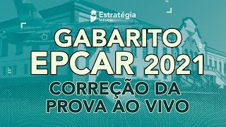 Gabarito EPCAR 2021  Correção da Prova Ao Vivo [upl. by Naimad]