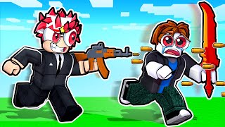 Roblox Bedwars BUT WITH GUNS [upl. by Repard971]