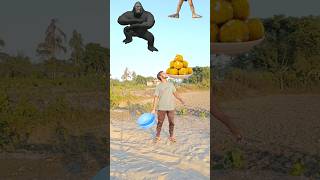 Flying Crying babies catching vs dancing gorillajokar frog vs cute blue boudi  Funny😀 magic video [upl. by Redwine]