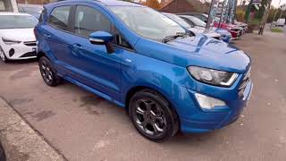 Ford EcoSport 10 EcoBoost 140 STLine 5dr FOR SALE  Underwoods Motoring [upl. by Hauger]