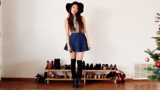 How I Style Over the Knee Socks Thigh Highs [upl. by Pell]