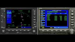 How to Use the Garmin 530 GPS in X Plane 10  Tutorial Part 5 [upl. by Wilton]