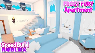 FROST FURY APARTMENT ❄️ SPEED BUILD ADOPT ME Roblox House Home [upl. by Eliot]