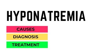 Hyponatremia Explained Causes Diagnosis and Treatment [upl. by Nivalc679]