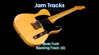 Blues Funk Guitar Backing Track [upl. by Attenauqa]