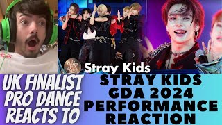 UK FINALIST PRO DANCER REACTS TO STRAY KIDS GOLDEN DISK AWARDS 2024 PERFORMANCE REACTION WOW [upl. by Nura]