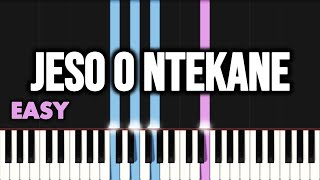 Mmuso Worship  Jeso O Ntekane  EASY PIANO TUTORIAL by SA Gospel Piano [upl. by Lacefield439]