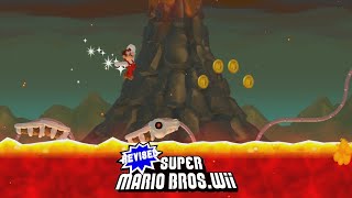 Revised Super Mario BrosWii 28 Walkthrough 100 [upl. by Asilim]