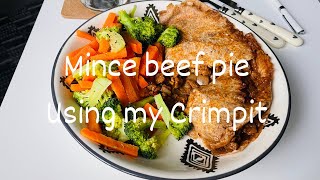 Mince beef pie using the crimpit cooking healthy meals [upl. by Killam]