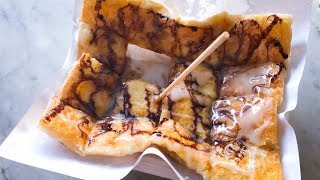 Banana amp Egg Roti Pancake With CHOCOLATE  Thailand Street Food [upl. by Neirual]