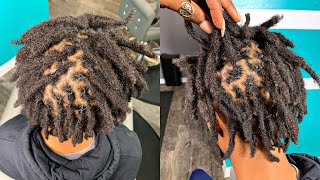 RETWISTING amp INTERLOCKING MY DREADLOCKS [upl. by Mannie338]