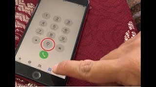 iphone 8 Plus zero 0 dialing problem tone freeze [upl. by Ahsiekim396]