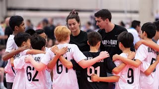 Bay to Bay vs Torrimar  12 Club Round 2 Game 1  2019 USAV Boys Junior National Championship [upl. by Woodman]