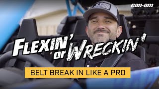 Break in your CVT belt like a pro  Flexin’ or Wreckn’  CanAm [upl. by Antons]