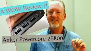 Absolutely the Best Anker Powercore 26800 Portable Charger Review  Actually [upl. by Ishmael966]