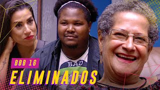 DONA GERALDA RONAN E MAIS OS ELIMINADOS DO BBB 16  BIG BROTHER BRASIL 16 [upl. by Reich]