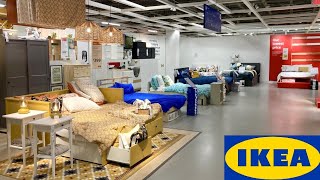 IKEA BEDS BEDROOM FURNITURE BED FRAMES DRESSERS NIGHTSTANDS SHOP WITH ME SHOPPING STORE WALK THROUGH [upl. by Aloek]