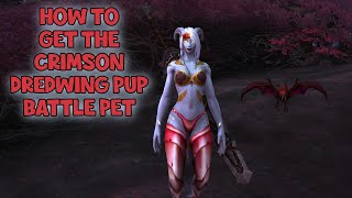 WoW Shadowlands  How To Get The Crimson Dredwing Pup Battle Pet  Revendreth [upl. by Tine]