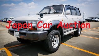 Japan Car Auction  1995 Toyota Land Cruiser 42 Turbo Diesel Active Vacation Edition [upl. by Patty]