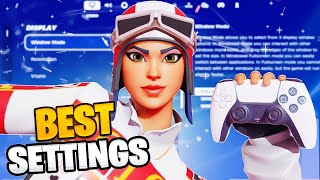 NEW Best Controller Settings  Sensitivity For Fortnite Chapter 6 PS4PS5XBOXPC [upl. by Bust858]