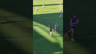 McBean Kicks a MASSIVE goal from 55m out sanfl afl sanflfinals footyfinals [upl. by Kirshbaum]