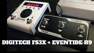 Digitech FS3X  Eventide H9 29€ Controladora [upl. by Tibbitts]