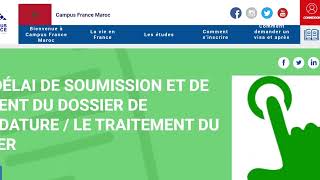 Campus France 2023  Paiement et soumission de dossier  Dernier délais [upl. by Deehahs]