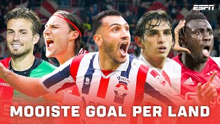 De MOOISTE GOAL per LAND in de Eredivisie 🌍😍 [upl. by Paz156]