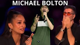 Extraordinary Song Michael Bolton made Simon stunned [upl. by Eybba397]