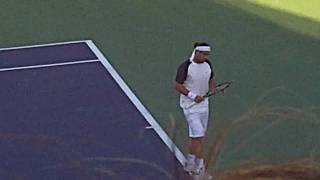 Marcos Baghdatis vs Tommy Robredo BNP PARIBAS OPEN [upl. by Notsua]