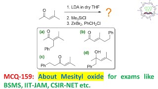 MCQ159 About Mesityl oxide by Dr Tanmoy Biswas Chemistry  The Mystery of Molecules [upl. by Phillane]